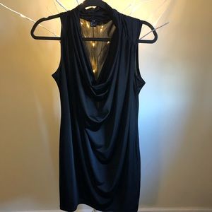 H&M black slip dress